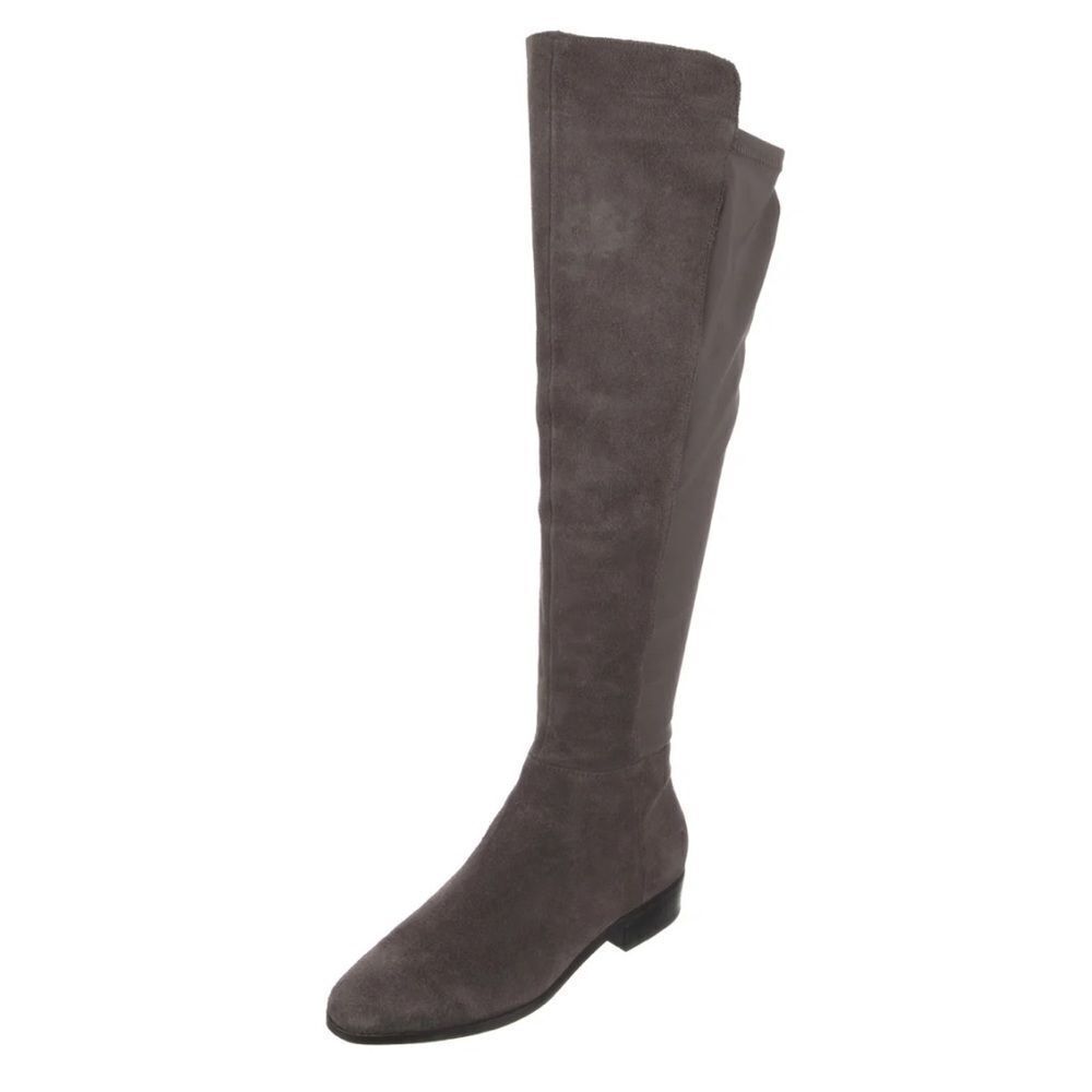 Michael kors gray‎ leather suede over the knee boots